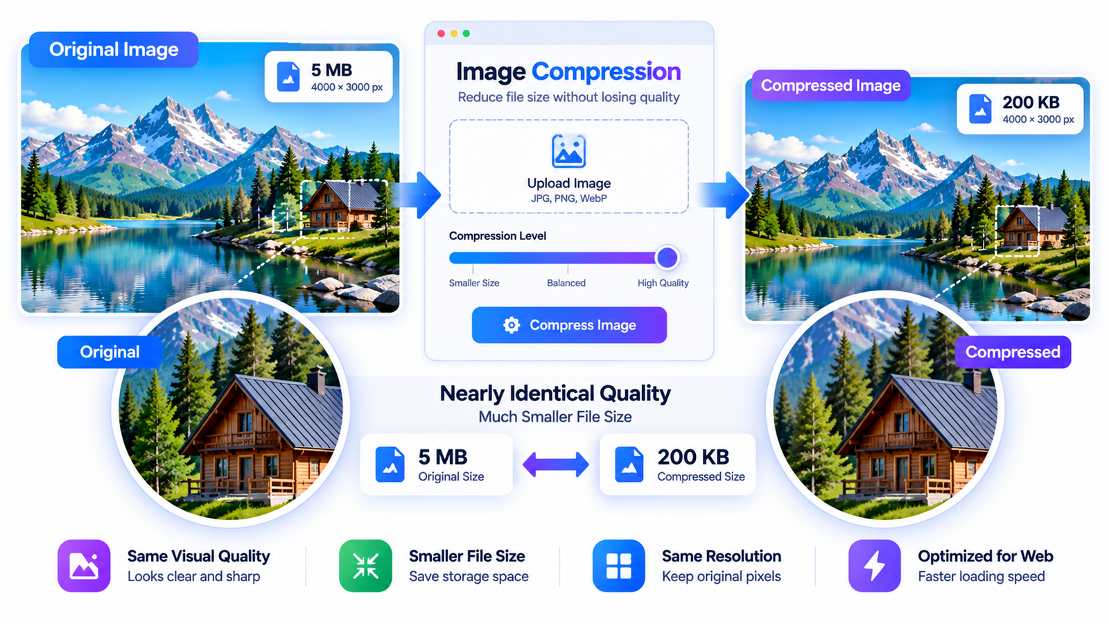 Best Ways to Reduce Image Size in KB Online illustration